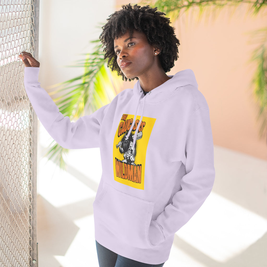 Hoodie — 'Caucasus Wildman' Graphic Fleece Hoodie