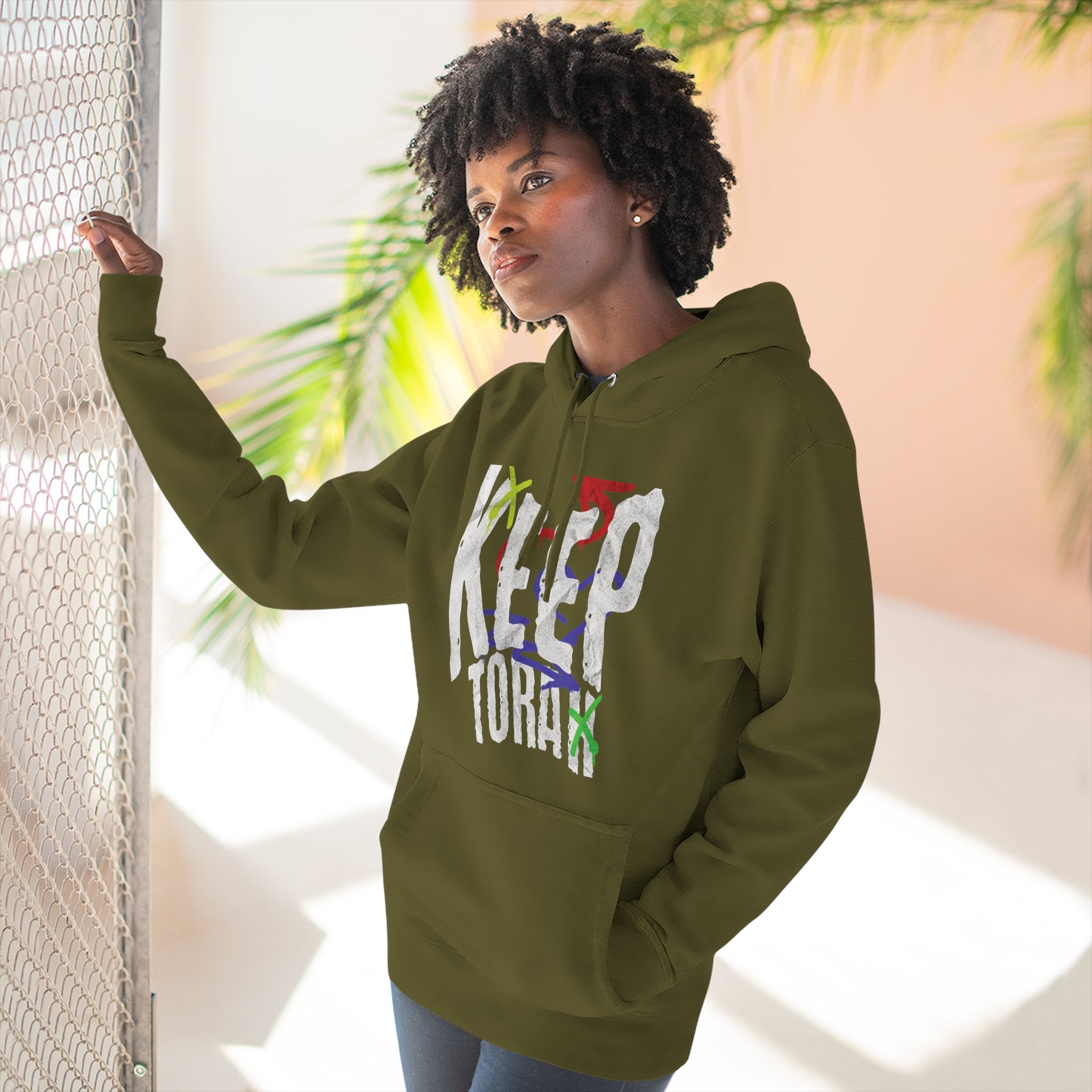 Keep Torah Hoodie —  Graphic Fleece Hoodie