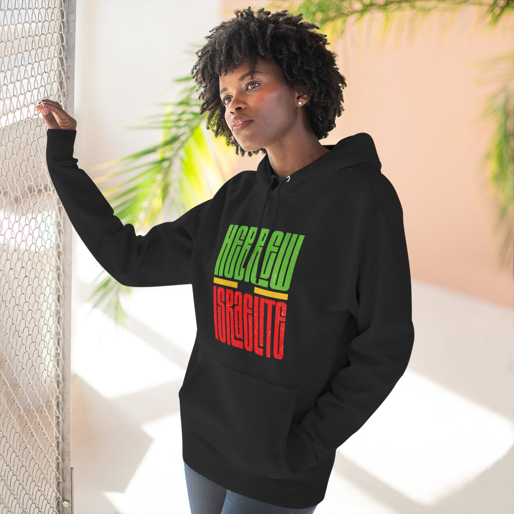 Hoodie — "Hebrew Israelite' Graphic Fleece Hoodie