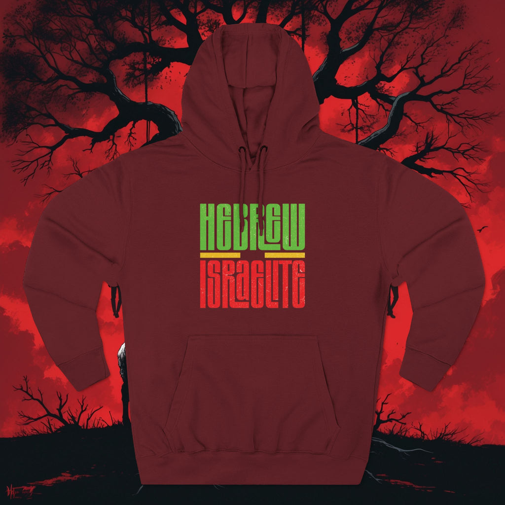 Hoodie — "Hebrew Israelite' Graphic Fleece Hoodie