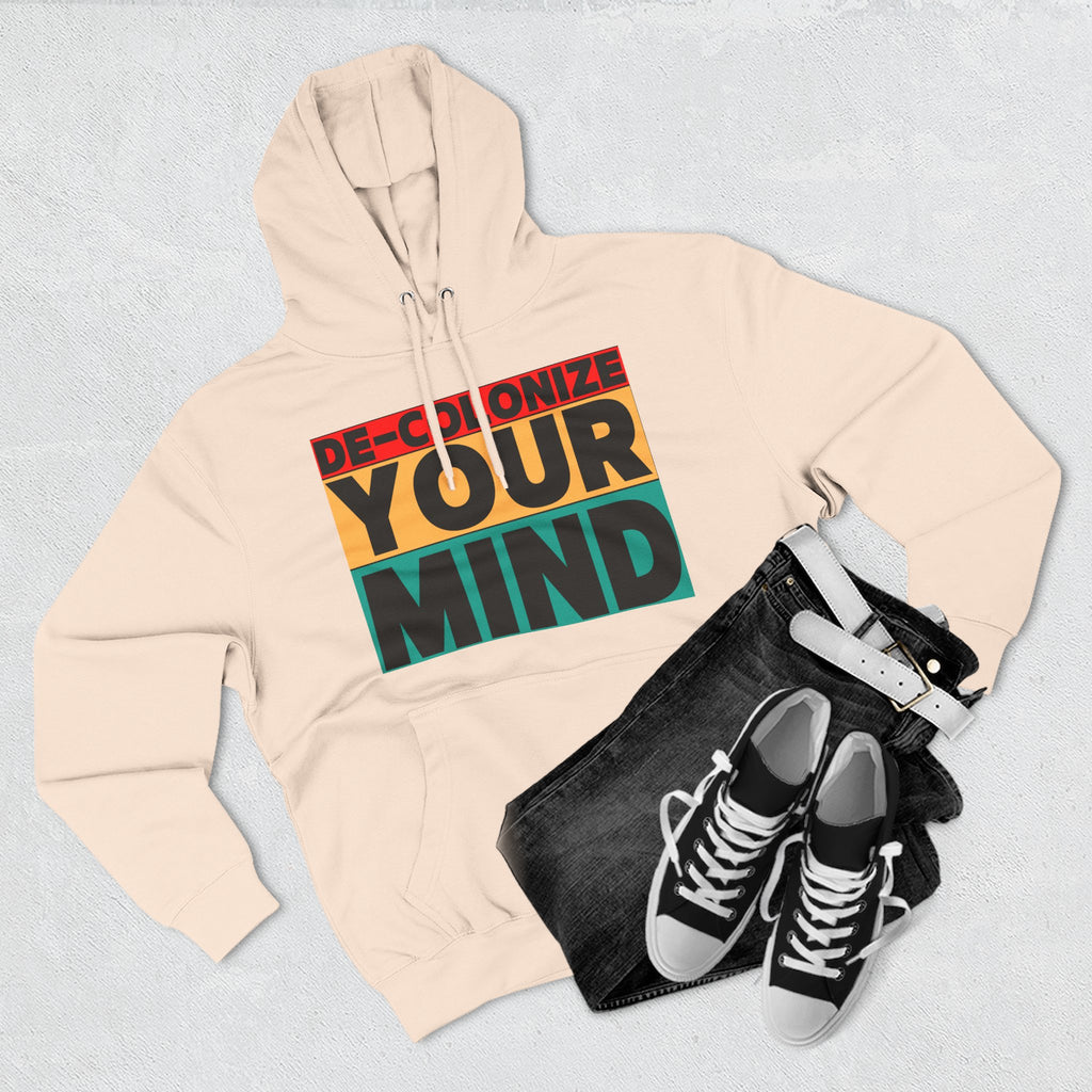 Decolonize Your Mind Hoodie — Bold Graphic Statement Pullover