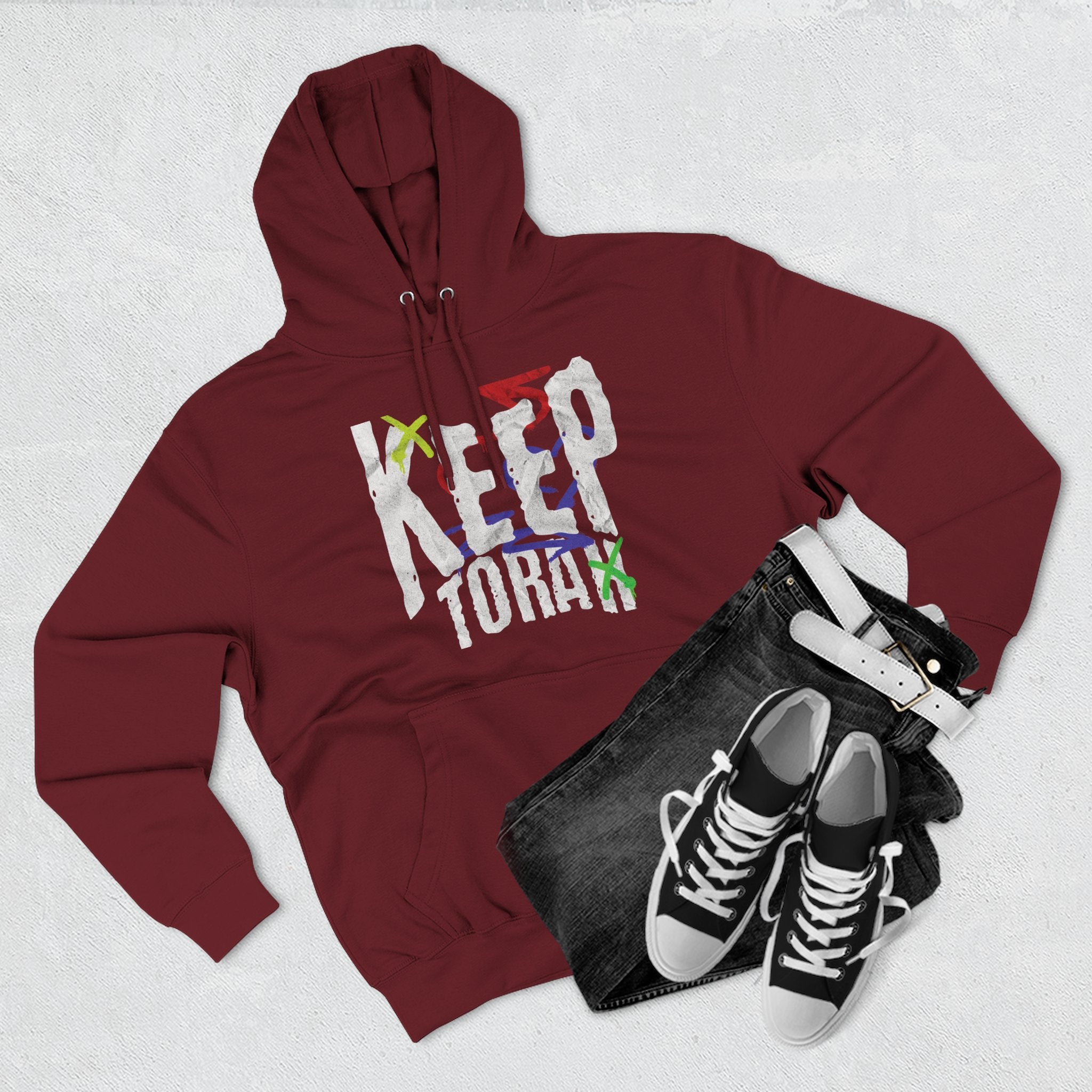 Keep Torah Hoodie —  Graphic Fleece Hoodie
