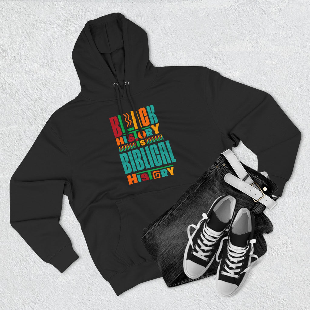 Biblical Black History Hoodie — " Fleece Pullover